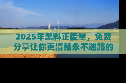 2025年黑料正能量,免费分享让你更清楚永不迷路的真相!
