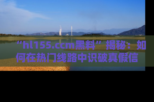 “hl155.ccm黑料”揭秘:如何在热门线路中识破真假信息