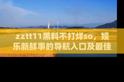 zztt11黑料不打烊so,娱乐新鲜事的导航入口及最佳浏览线路推荐
