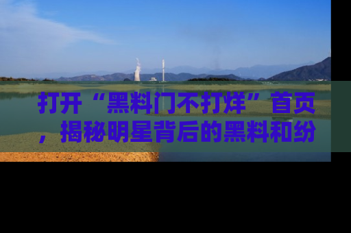 打开“黑料门不打烊”首页,揭秘明星背后的黑料和纷争真相!