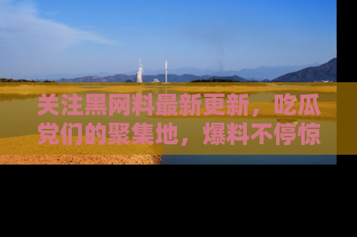关注黑网料最新更新,吃瓜党们的聚集地,爆料不停惊喜连连!