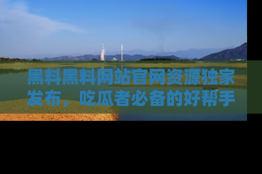 黑料黑料网站官网资源独家发布,吃瓜者必备的好帮手