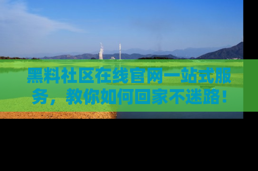 黑料社区在线官网一站式服务,教你如何回家不迷路!