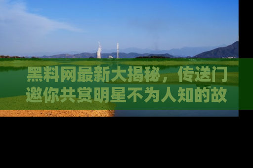 黑料网最新大揭秘,传送门邀你共赏明星不为人知的故事!