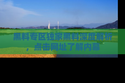 黑料专区独家黑料深度解析,点击网址了解内幕