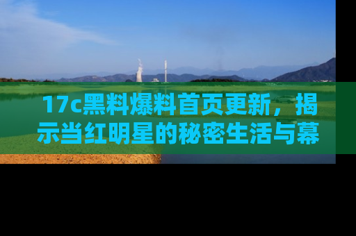17c黑料爆料首页更新,揭示当红明星的秘密生活与幕后故事