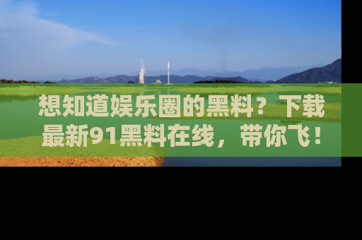 想知道娱乐圈的黑料?下载最新91黑料在线,带你飞!