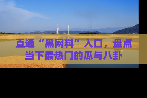 直通“黑网料”入口,盘点当下最热门的瓜与八卦